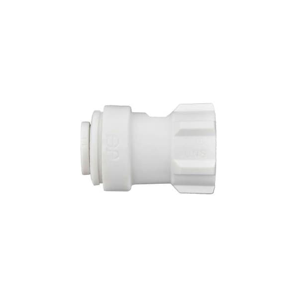Reliance Worldwide John Guest Polypropylene Faucet Connector 1/4'' x 7/16''-24 UNS - Pack of 10 PP3208U7W - main